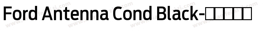 Ford Antenna Cond Black字体转换